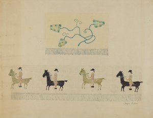 Crewel broderi af John Oster