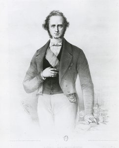 Portræt af Henry John Temple (1784-1865) Lord Palmerston, graveret af Collette