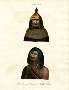 En mand og en kvinde fra Nootka Sound af John Pass