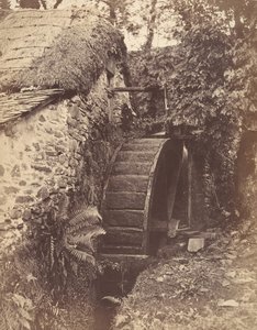 The New Mill, nær Lynton, North Devon, 1856. af John Percy