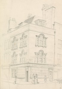 Hus på hjørnet af Red Lion Street og Theobalds Road, ud mod Lamb
