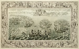Armada (gravering fra et gobelin), 1739