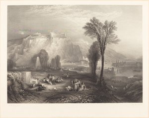 Ehrenbreitstein af John Pye after Joseph Mallord William Turner