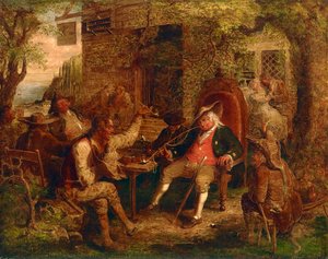 Wolfert Webber på kroen (Wolfert Webbers gyldne drøm) 1857 (Olie på lærred)