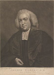 Joseph Warton, Master of Winchester College af John Raphael Smith