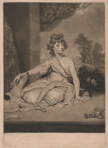 Lady Catherine Powlet af John Raphael Smith