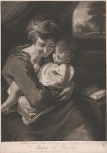 Madonna med barn af John Raphael Smith