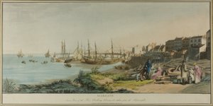 Margate, indre udsigt over molen, baderum, og taget fra Shipwrights