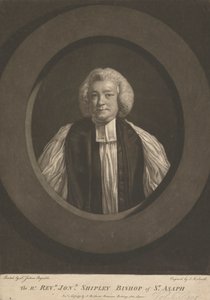 Pastor Jonathan Shipley, biskop af St. Asaph af John Raphael Smith