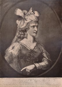 Sarah Siddons, walisisk skuespillerinde, som Zara i William Congreves spiller The Mourning Bride, c1783 1894 af John Raphael Smith