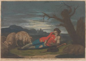 Den fortabte søn i elendighed (1 af 5) af John Raphael Smith
