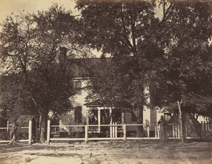 Aiken House, på Weldon Railroad, Virginia., februar 1865 (abumen-tryk monteret på vævet papir)