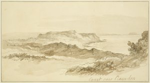 Kyst nær Clevedon af John Reverend Eden
