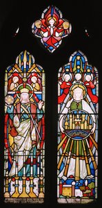 The Apocalyptic Vision, ca. 1862 (farvet glas) af John Richard Clayton