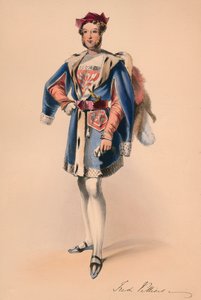 Frederick Child-Villiers i kostume til dronning Victorias Bal Costumé, 12. maj 1842, 1843.