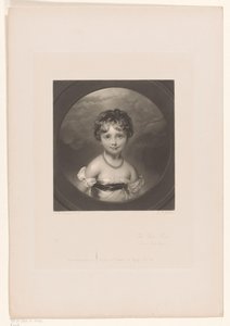 Portret af Emily Ashley-Cooper The Rose Bud / (Nuværende Lady Ashley) (titel på objektet) af John Richardson Jackson