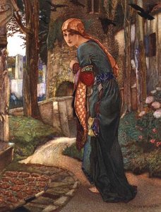 Isabella, fra Decameron af Boccaccio af John Riley Wilmer