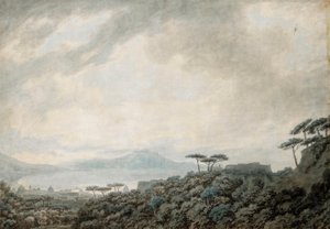 En dal i kantonen Unterwalden, Schweiz af John Robert Cozens