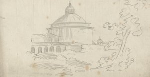 Ariccia (grafit på papir) af John Robert Cozens