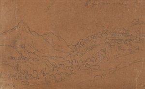 Bramans fra Mauriennes af John Robert Cozens