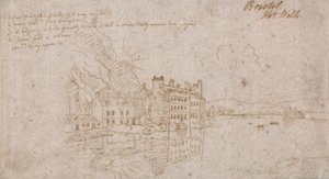 Bristol Hot Wells af John Robert Cozens