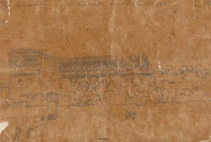 Kloster nær Ponte Nuovo, 16. oktober af John Robert Cozens