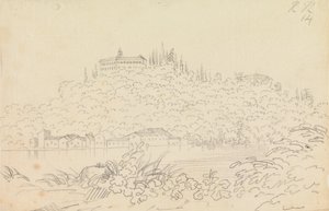 Klosteret Monte Olivetto nær Firenze af John Robert Cozens