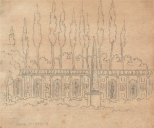 I haven til en villa af John Robert Cozens