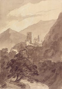 I Grisons (pen og blæk, akvarel på papir) af John Robert Cozens