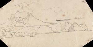 Øen Nisida af John Robert Cozens