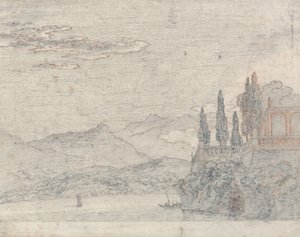 Isola Borromea, Lago Maggiore af John Robert Cozens