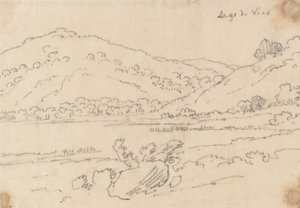 Vico-søen af John Robert Cozens