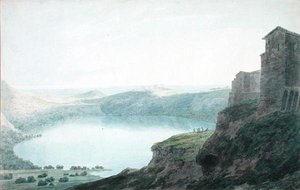 Nemi søen af John Robert Cozens