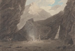 I nærheden af Chiavenna i Graubünden af John Robert Cozens