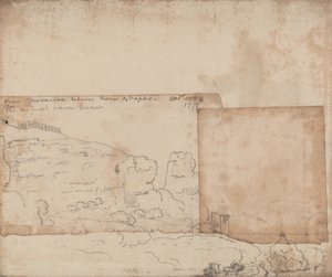 Nær Terracina mellem Rom og Napoli, oktober 1777 af John Robert Cozens
