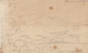 Flot af Montalban af John Robert Cozens