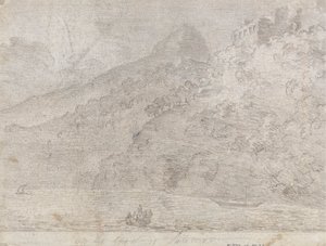 På kysten af Salerno af John Robert Cozens