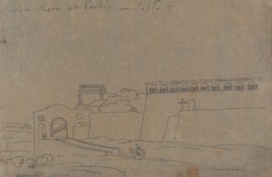 Sea Shore ved Portici, 7. september af John Robert Cozens