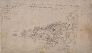 Avons bredder ved Hotwells af John Robert Cozens