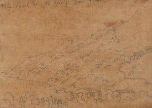 Kysten mod Amalfi fra Vietri, 19. september af John Robert Cozens