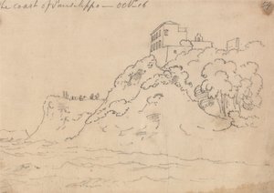 Posillipos kyst, 16. oktober af John Robert Cozens