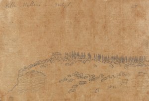 Villa Mellini, 1. juli af John Robert Cozens