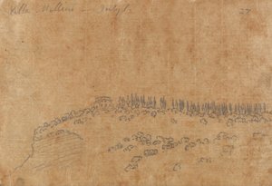 Villa Mellini, 1. juli af John Robert Cozens