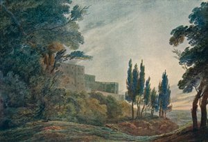 Villa ved Frascati, c1780, 1923 af John Robert Cozens