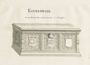 Eccleshall - Tomb of Bishop Sampson: Pen and Wash Drawing, ND [19. Cent] (tegning) af John Robert Fernyhough