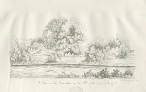 Stafford - River Sow: pen- og blæktegning af John Robert Fernyhough