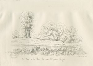 Stafford - River Sow: pen- og blæktegning af John Robert Fernyhough