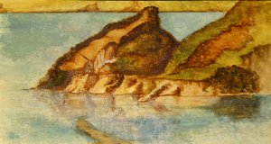 Søscene, ca. 1880 (akvarel på papir) (par til 359451) af John Roddam Spencer Stanhope
