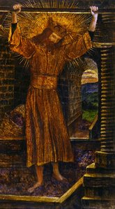 The Wine Press, ca. 1860 (akvarel, gouache og guldmaling på papir) af John Roddam Spencer Stanhope