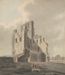 Kelso Kloster, Skotland af John Roe of Warwick